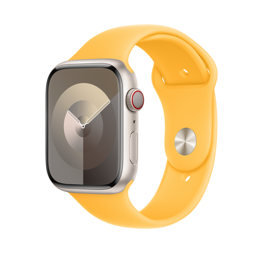 Apple 42/44/45/49mm paprskově žlutý sportovní řemínek ML - istyle.work