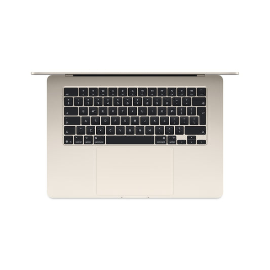 MacBook Air 15,3", Apple M4 10jádrové CPU, 10jádrové GPU, 16GB, 256GB SSD, CZ - hvězdně bílý (otevřený)