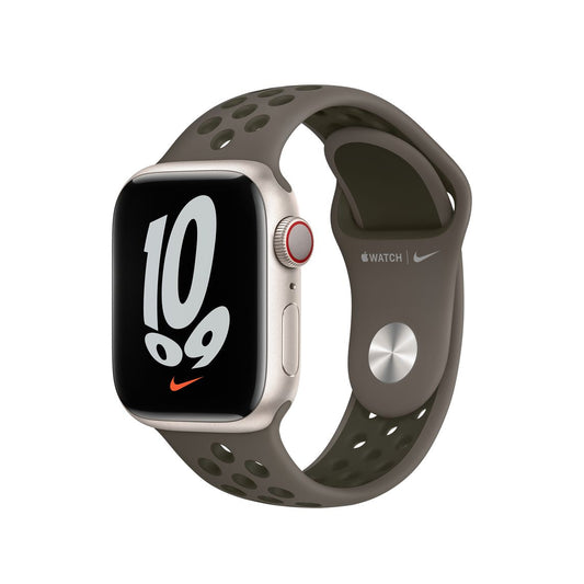 Apple Watch 38/40/41 mm temně olivový / khaki sportovní řemínek Nike - istyle.work