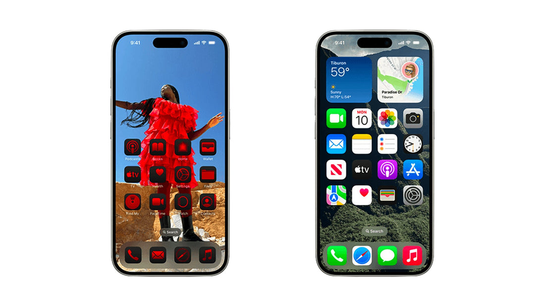 Nové rozmístění ikon v iOS 18 - istyle.work