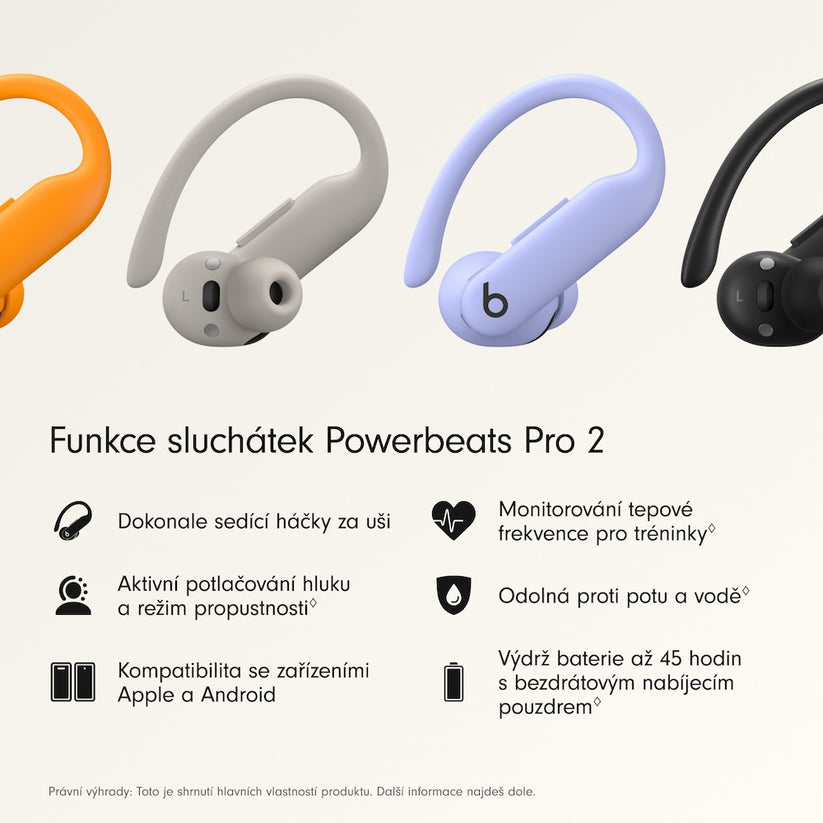 Bezdrátová sluchátka Beats Powerbeats Pro 2 – intenzivní fialová - istyle.work