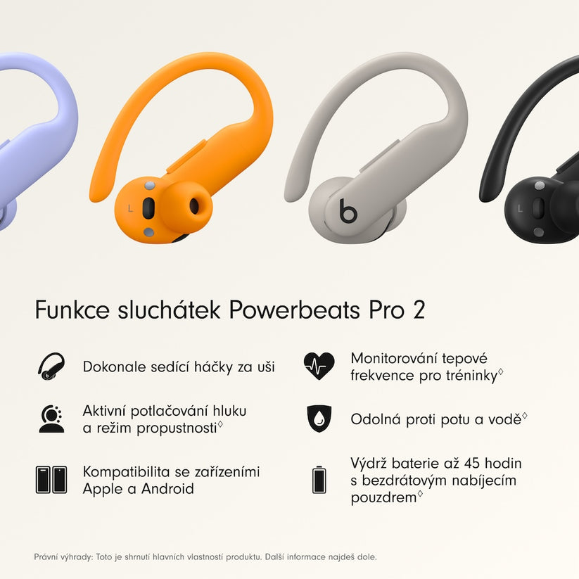 Bezdrátová sluchátka Beats Powerbeats Pro 2 – tekoucí písek - istyle.work