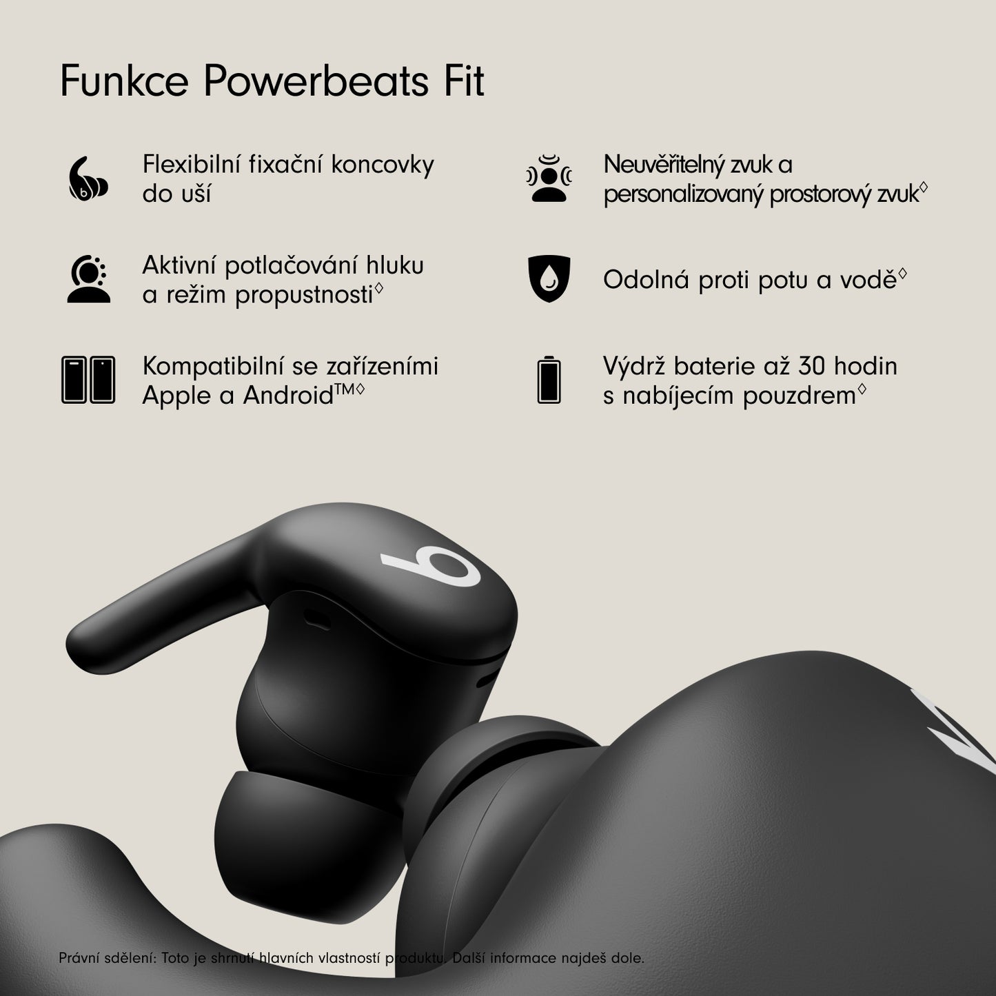 Powerbeats Fit - Wireless NC Workout Earbuds w Secure Fit - Jet Black - istyle.work