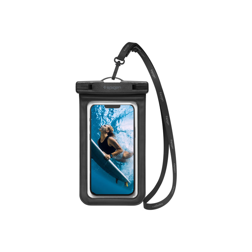 Vodotěsné univerzální pouzdro Spigen A601 - černé - istyle.work