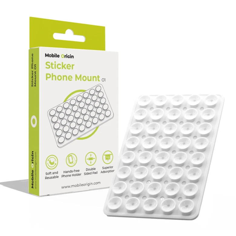 Držák telefonu Sticker Phone Mount O1 Mobile Origin – bílý