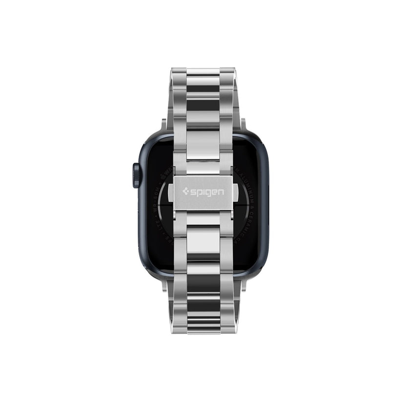 Řemínek pro Apple Watch 38/40/41 mm Spigen Modern Fit Watch Band - stříbrný - istyle.work