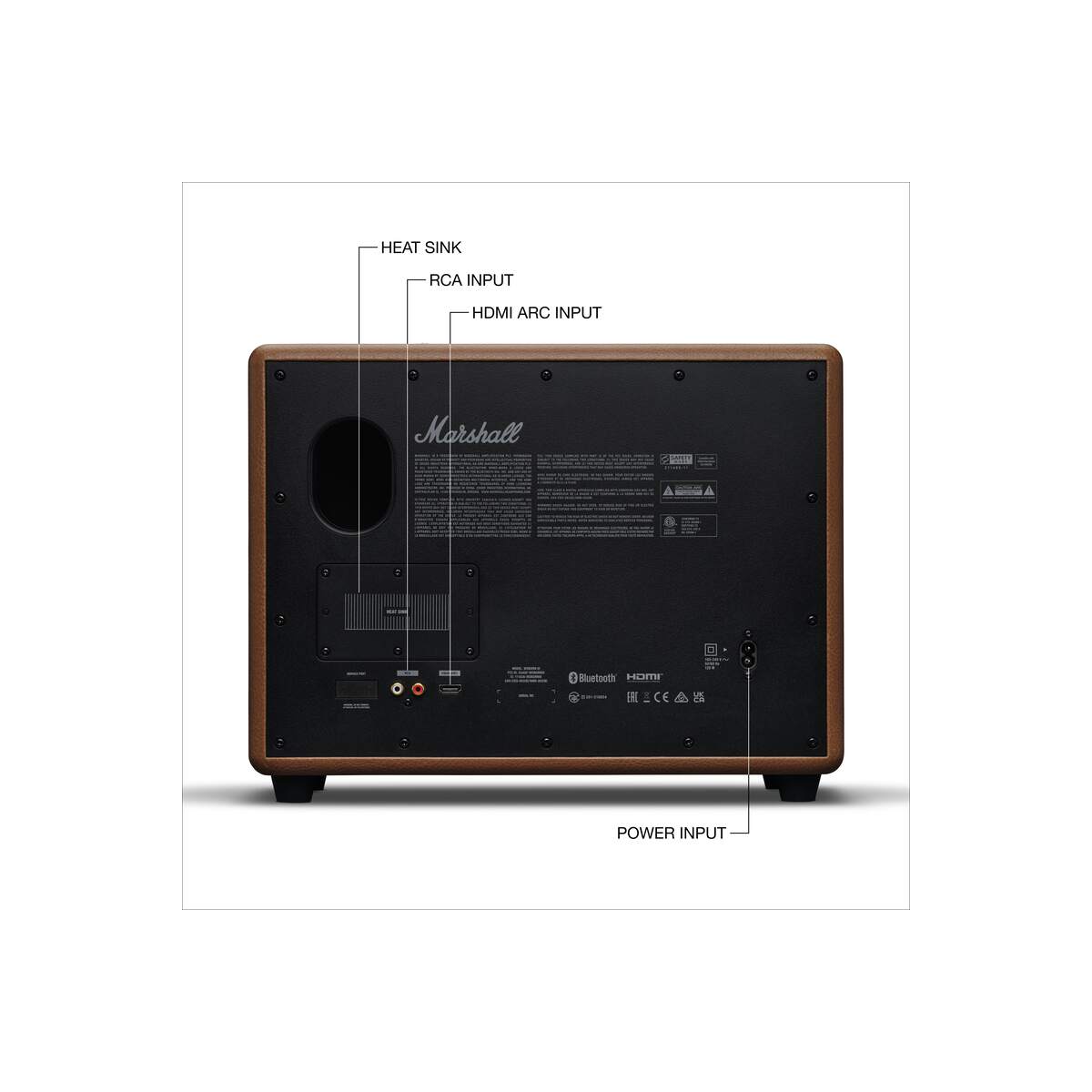 Bezdrátový reproduktor Marshall Woburn III - hnědý - istyle.work