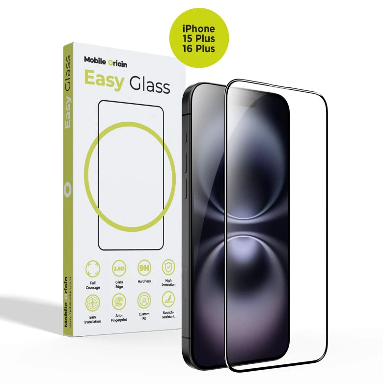 Ochranné sklo pro iPhone 15 Plus / 16 Plus Mobile Origin EasyGlass