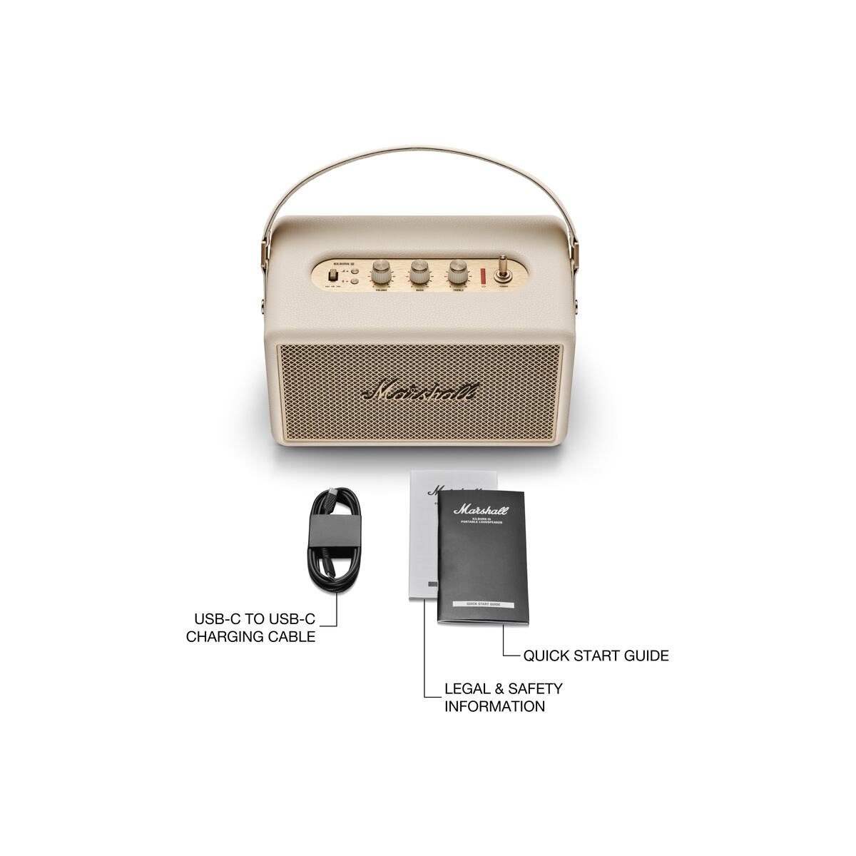 Bezdrátový reproduktor Kilburn III - krémový - istyle.work