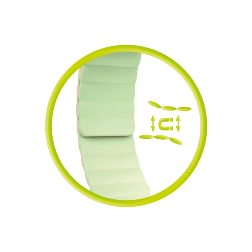 Řemínek pro Apple Watch 42/44/45/49 mm Mobile Magnetic Strap II - růžový/zelený - istyle.work