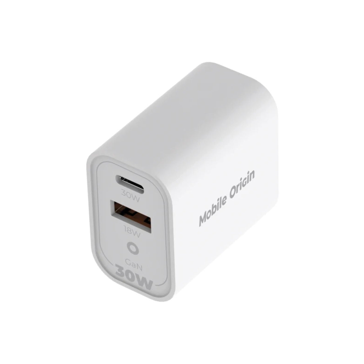 30W univerzální cestovní adaptér Mobile Origin GaN MO14 - bílý - istyle.work