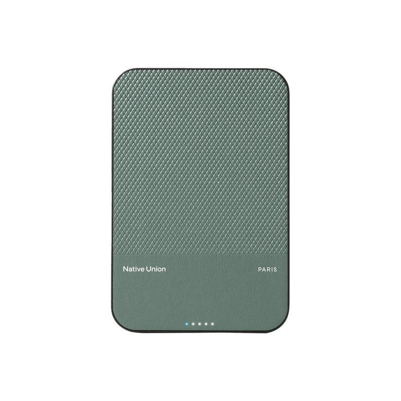 MagSafe powerbanka Native Union (Re)Classic 5000mAh - zelená - istyle.work