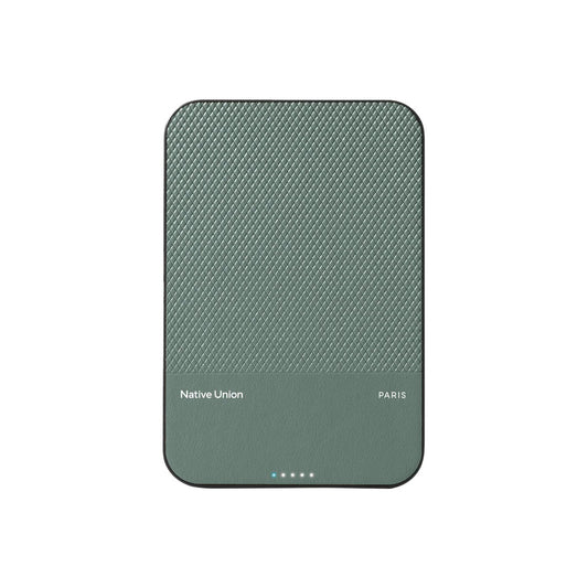 MagSafe powerbanka Native Union (Re)Classic 5000mAh - zelená - istyle.work