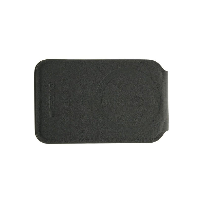 Skládací kožená MagSafe peněženka Dviced – černá - istyle.work