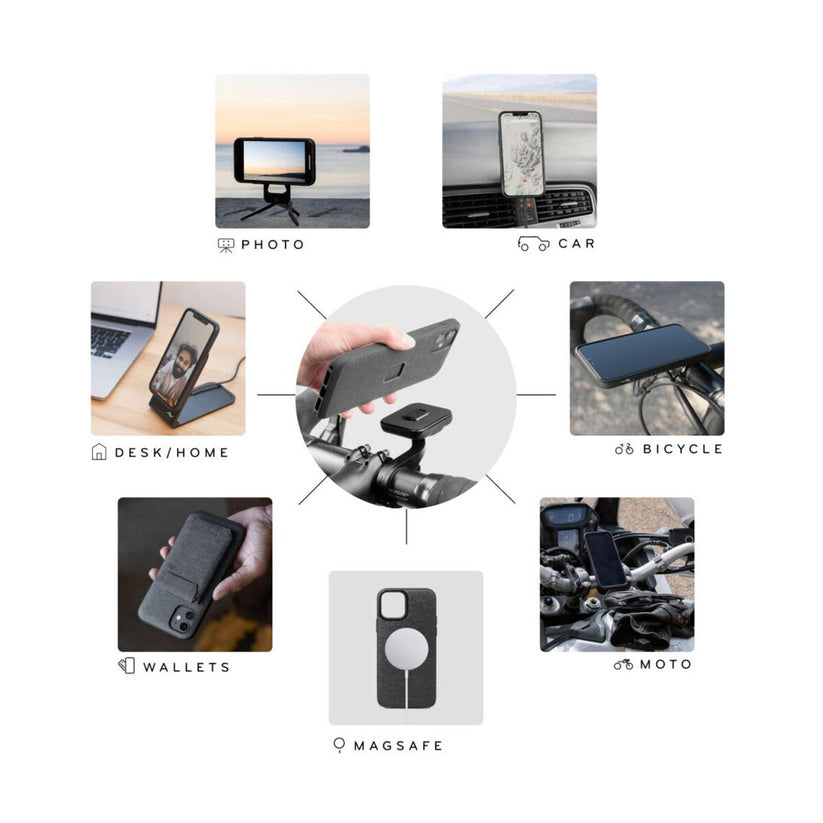 Kryt na iPhone 13 mini Peak Design Mobile Everyday - šedý - istyle.work