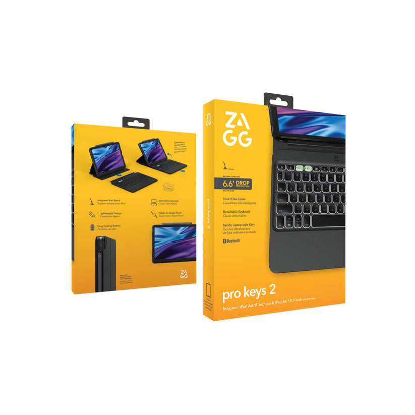 Klávesnice pro iPad Pro 11" ZAGG Keyboard Pro Keys 2 CZ - černá - istyle.work