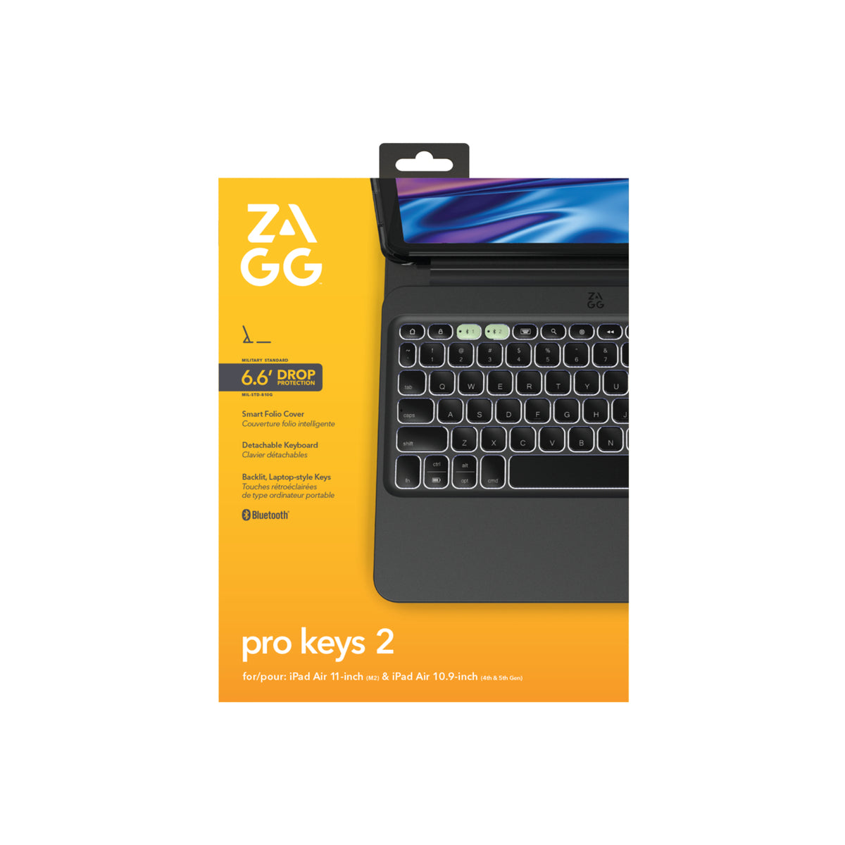 Klávesnice pro iPad Pro 11" ZAGG Keyboard Pro Keys 2 CZ - černá - istyle.work