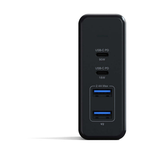 75W dvojitá USB-C PD cestovní nabíječka Satechi - vesmírně šedá - istyle.work