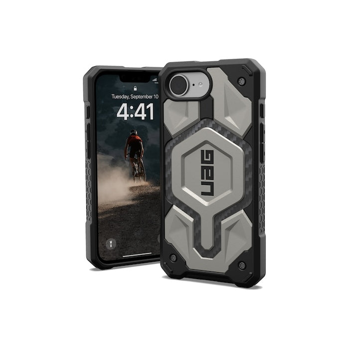 MagSafe kryt pro iPhone 16e UAG Monarch Pro - stříbrný - istyle.work