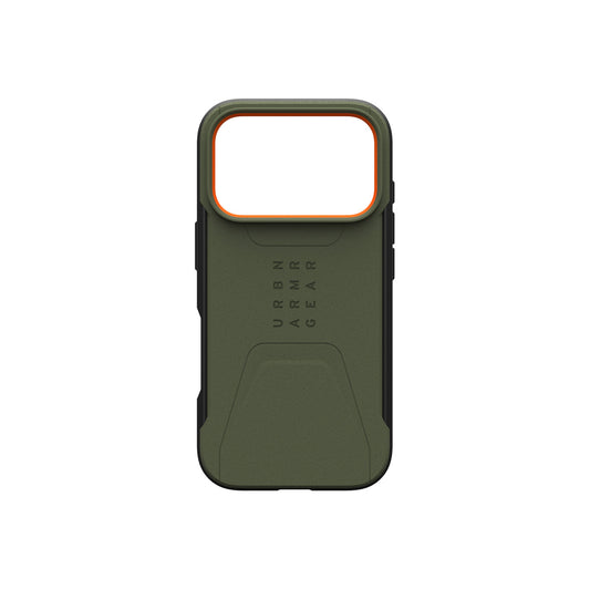 Kryt pro iPhone 17 Pro UAG Civilian Magsafe - olivově oranžový - istyle.work