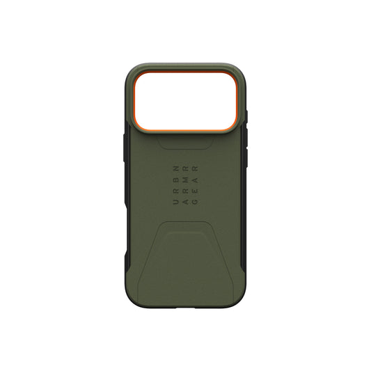 Kryt pro iPhone 17 Pro Max UAG Civilian Magsafe - olivově oranžový - istyle.work