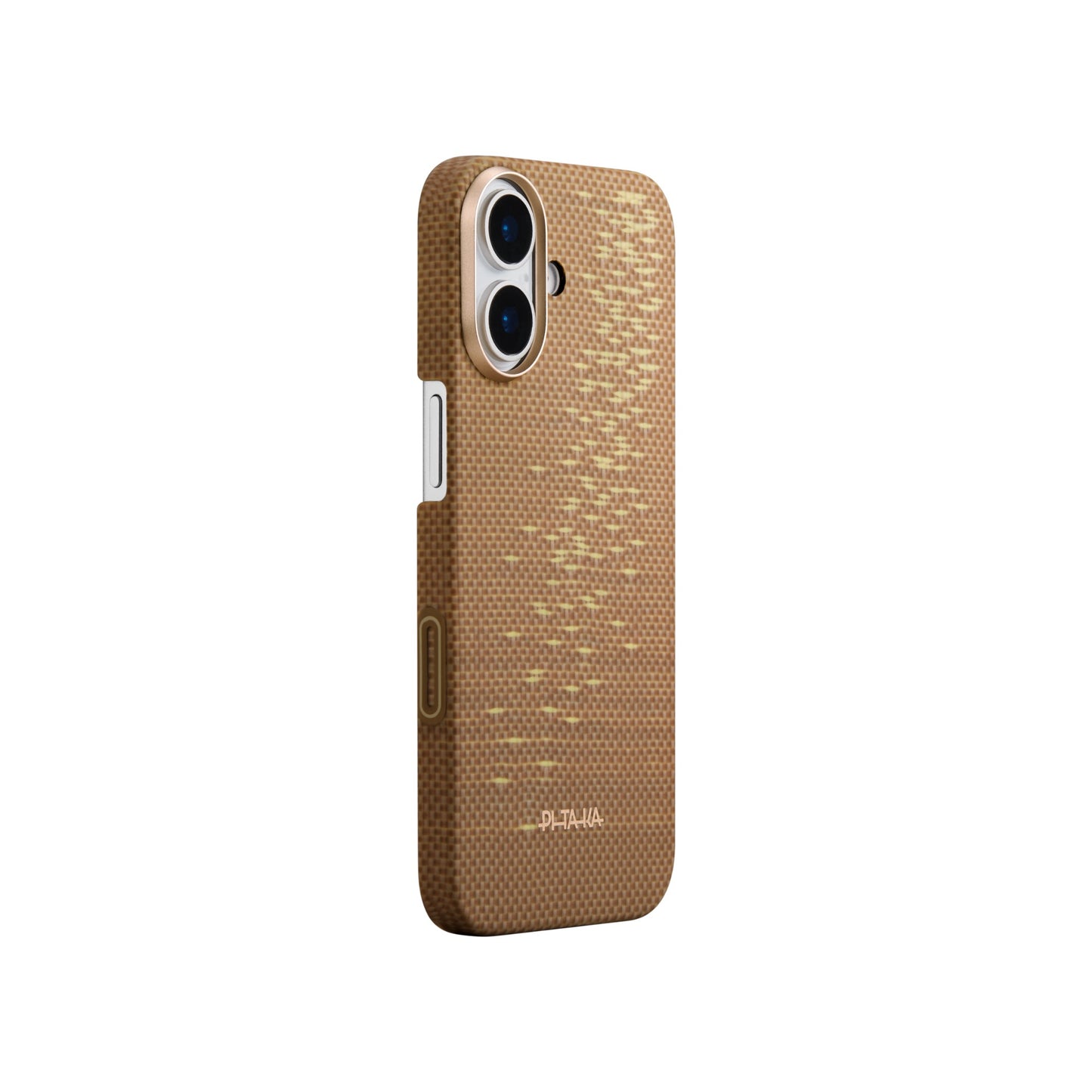 Kryt pro iPhone 17 Pitaka Ultra-Slim Case - golden glint