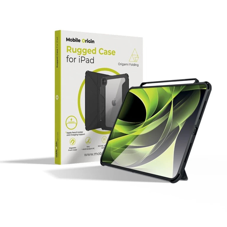 Pouzdro na iPad Air 11" M2 Mobile Origin Rugged Case - černé - istyle.work