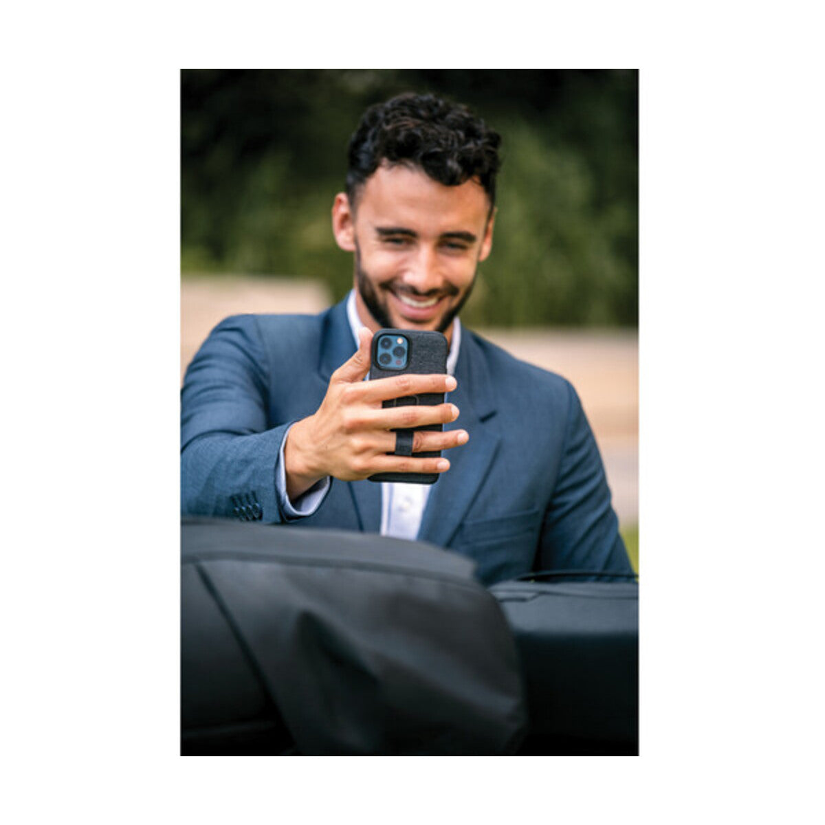 Kryt s poutkem na iPhone 13 Pro Max Peak Design Mobile Everyday Loop - šedý - istyle.work