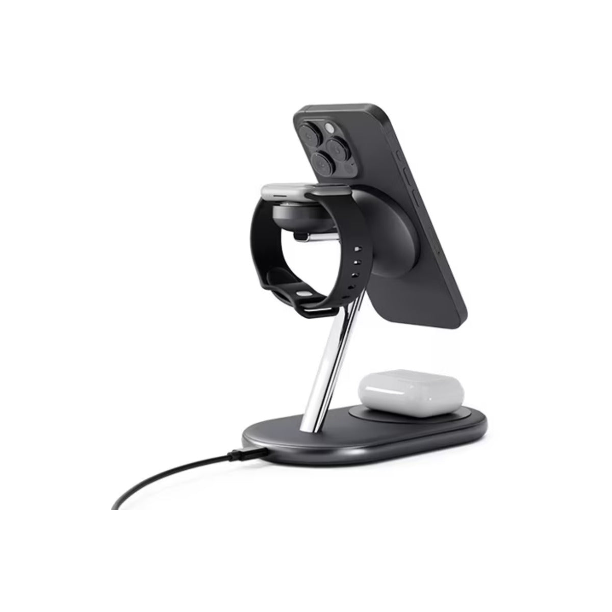 Bezdrátová nabíječka Epico UltraBase EX60 Qi2 3v1 Wireless Charging Stand