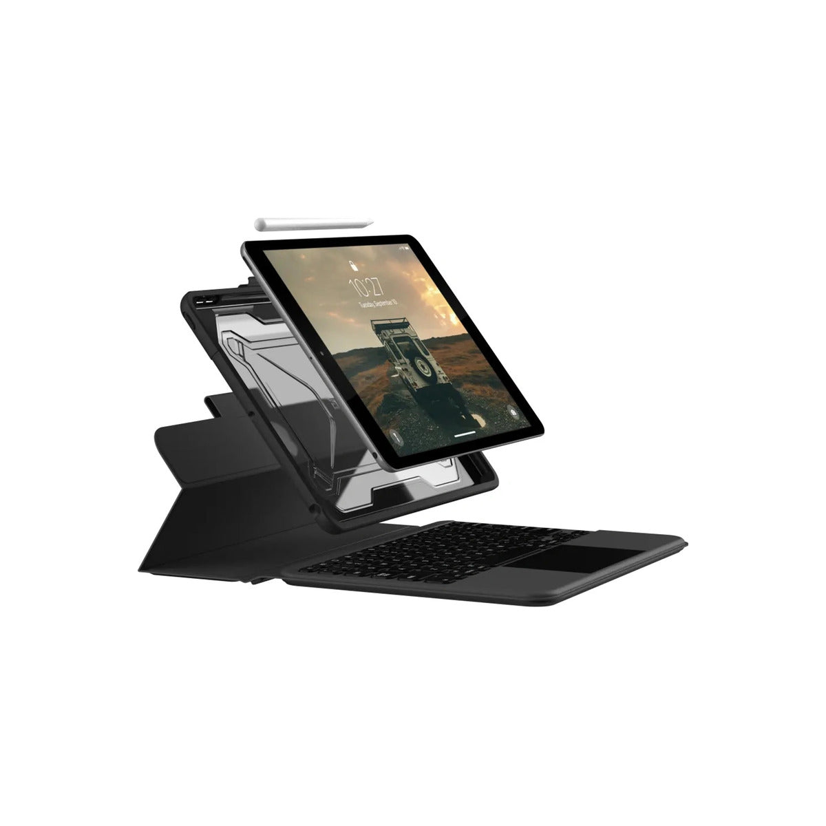Odolné pouzdro s klávesnicí UAG Rugged Keyboard pro iPad 10,2"