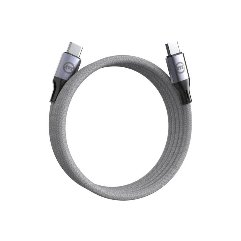 Magnetický kabel USB-C na USB-C Mobile Origin 1m - bílý - istyle.work