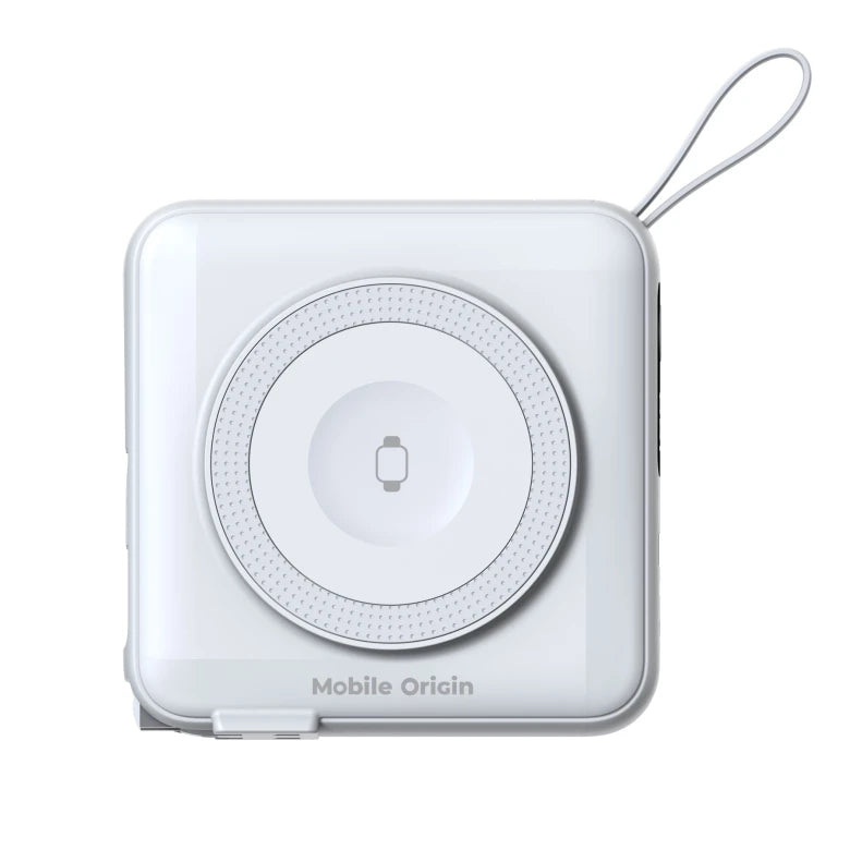 Powerbanka a cestovní nabíječka Mobile Origin PowerBank Travel Charger 10 000 mAh - bílá