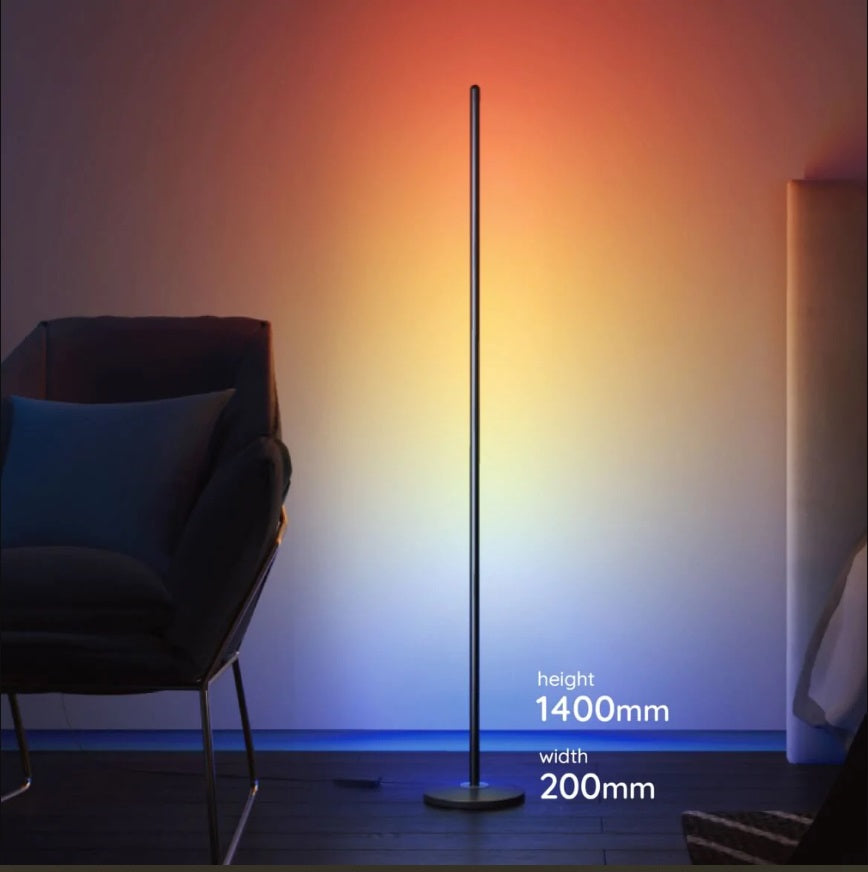 Designová rohová lampa Govee RGBW Floor Lamp Lite s technologií RGBICWW