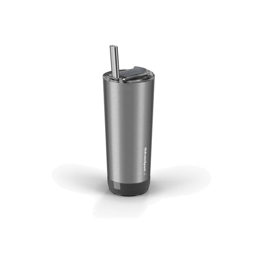 Inteligentní nerezová láhev HidrateSpark Pro Tumbler 592 ml - stříbrná - istyle.work