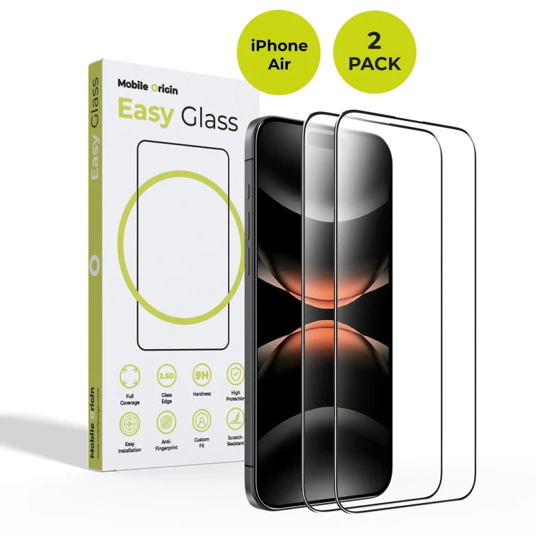 Ochranné sklo pro iPhone Air Mobile Origin EasyGlass - 2 ks