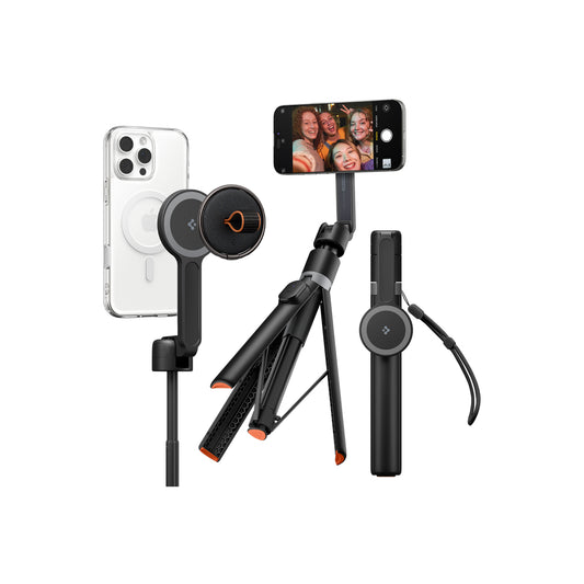 Stativ Spigen Selfie Stick MagSafe+ Tripod - černý - istyle.work