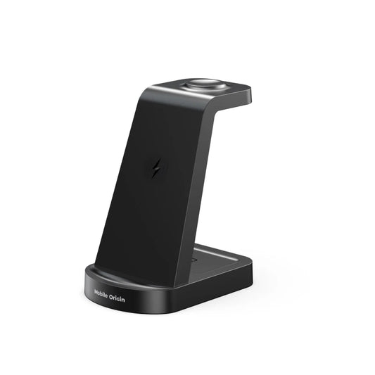 Bezdrátová nabíječka Mobile Origin 3in1 Wireless Charger PW14 MagSafe Compatible - černá