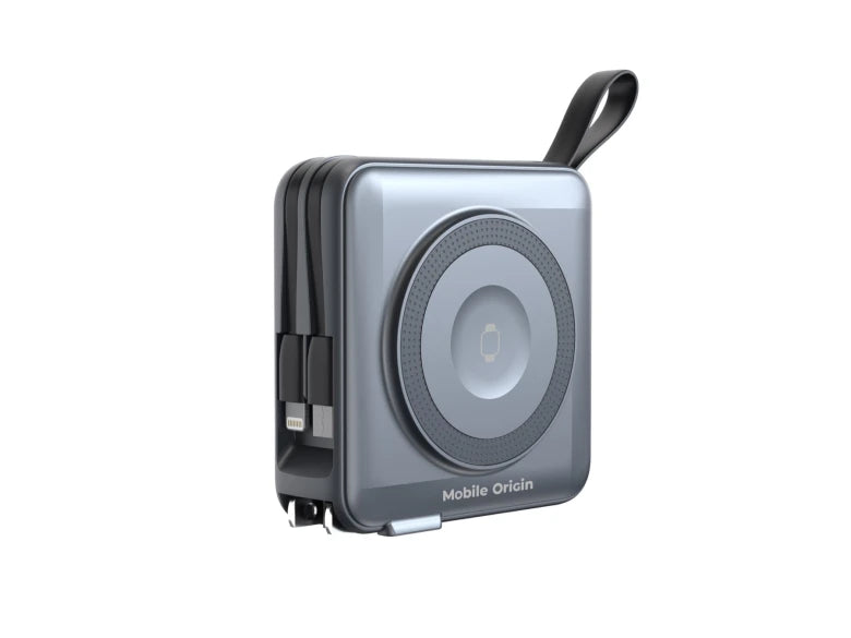 Powerbanka a cestovní nabíječka Mobile Origin PowerBank Travel Charger 10 000 mAh - šedá - istyle.work