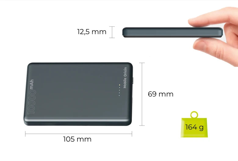 Bezdrátová powerbanka Mobile Origin 10 000 mAh s podporou MagSafe