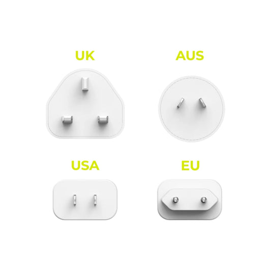 30W univerzální cestovní adaptér Mobile Origin GaN MO14 - bílý - istyle.work