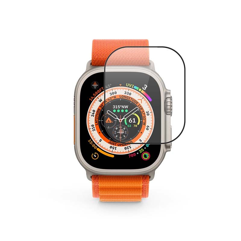 Ochranné sklo pro Apple Watch Ultra 49 mm iSTYLE EDGE TO EDGE GLASS - istyle.work
