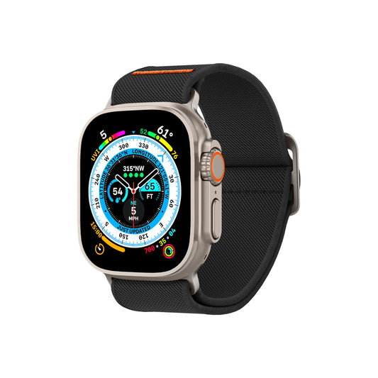Řemínek pro Apple Watch 42/44/45/49mm Spigen Lite Fit Ultra - černý - istyle.work