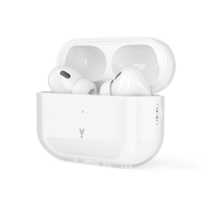 Průhledný kryt pro AirPods Pro 2. generace - bílý průhledný - istyle.work