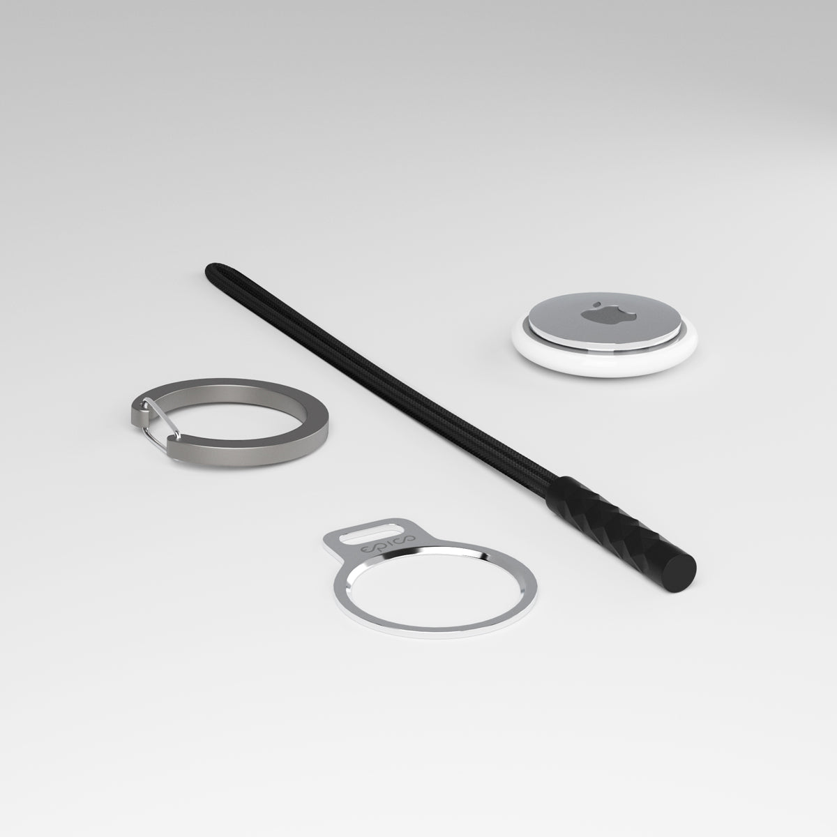 Ocelové pouzdro pro AirTag Epico Metal Holder - istyle.work