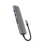 Hliníkový USB-C hub 7v1 Epico s podporou 8K - vesmírně šedý - istyle.work