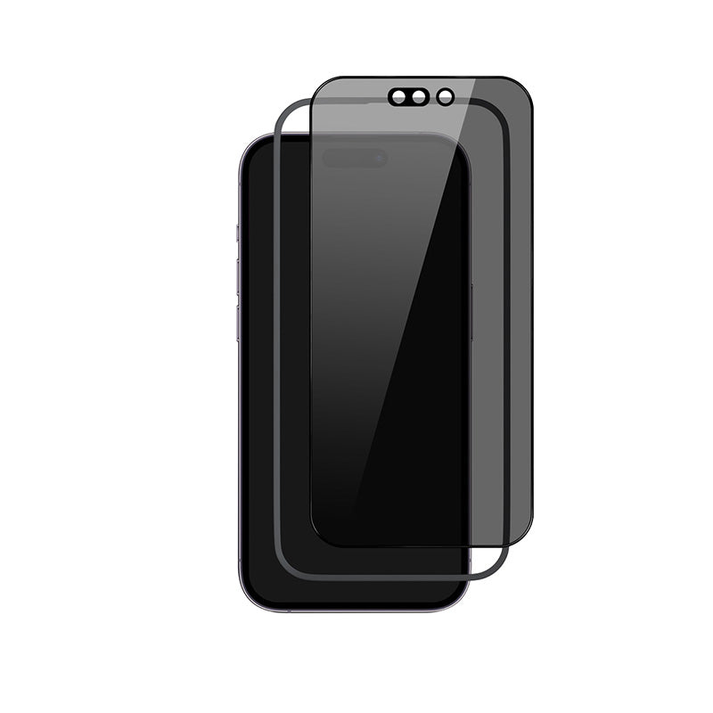 Ochranné sklo na iPhone 15 Pro iSTYLE EDGE TO EDGE PRIVACY GLASS s instalačním rámečkem - istyle.work