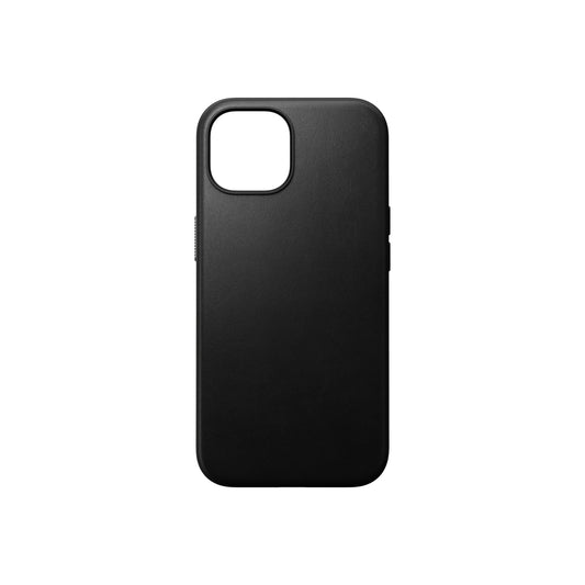 Kožený kryt pro iPhone 15 Plus Nomad Modern - černý - istyle.work