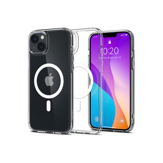 Kryt pro iPhone 14 Spigen Ultra Hybrid MagSafe - bílý