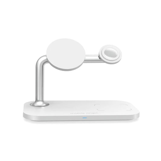 Bezdrátová nabíječka Mobile Origin 3in1 Wireless Charger - bílá - istyle.work