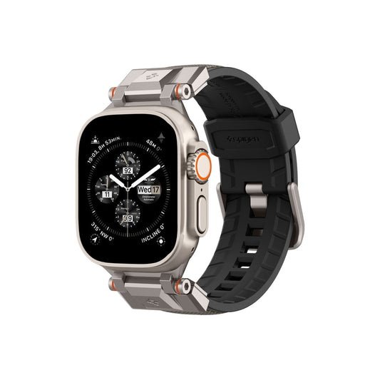 Řemínek pro Apple Watch 49mm/46mm/45mm/44mm Spigen DuraPro Armor - šedý - istyle.work